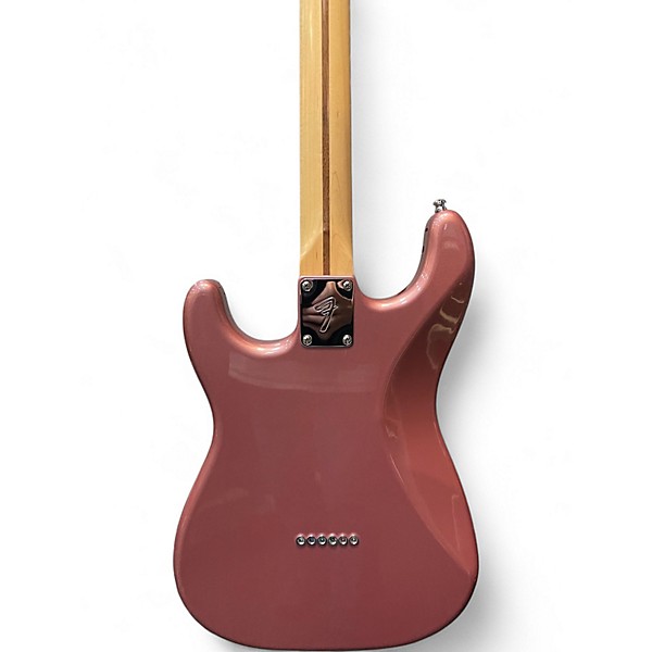 Used Fender american standardstratocaster ht Burgundy Mist Solid Body Electric Guitar