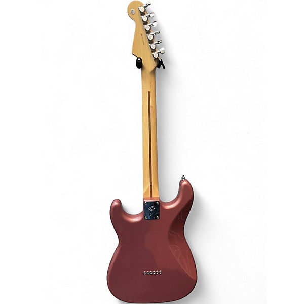 Used Fender american standardstratocaster ht Burgundy Mist Solid Body Electric Guitar