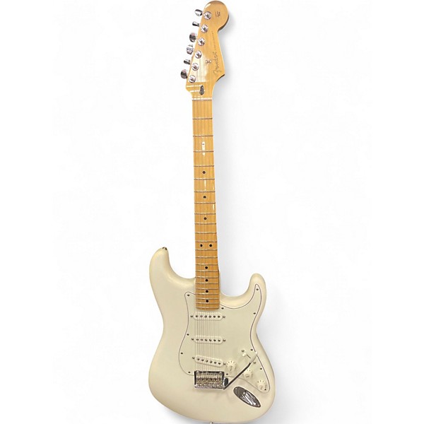 Used 2022 Fender Player Stratocaster Polar White Solid Body