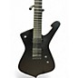 Used Ibanez Iceman Iron Label 7str Flat Black Solid Body Electric Guitar