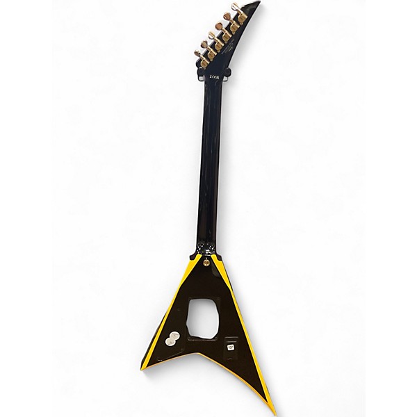 Used Jackson x series RRX24 Black and Yellow Solid Body Electric Guitar
