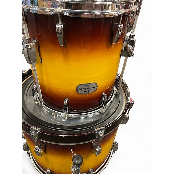 Used Pearl 4 Piece Session Studio Classic 2 Tone Sunburst Drum Kit