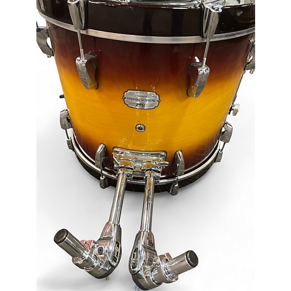 Used Pearl 4 Piece Session Studio Classic 2 Tone Sunburst Drum Kit