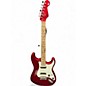 Used Squier Contemporary Stratocaster HH Red with Black Bevels Solid Body Electric Guitar thumbnail