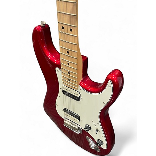 Used Squier Contemporary Stratocaster HH Red with Black Bevels Solid Body Electric Guitar