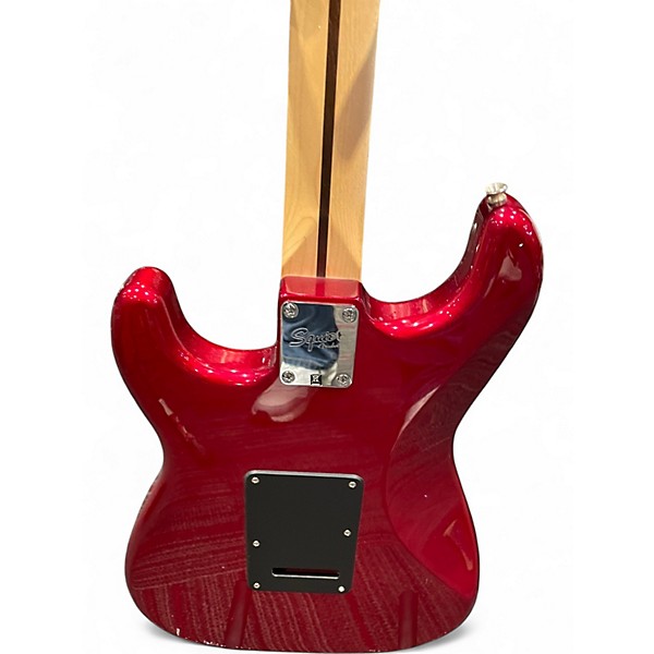 Used Squier Contemporary Stratocaster HH Red with Black Bevels Solid Body Electric Guitar
