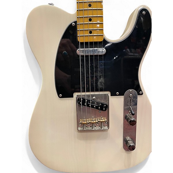 Used Squire TELECAster Alpine White Solid Body Electric Guitar