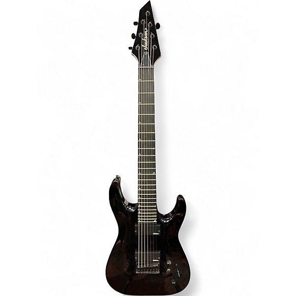 Used Jackson FSR Pro Series DKA7 Dinky 7 String Black Solid Body Electric Guitar