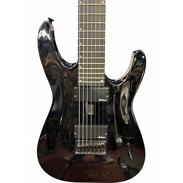 Used Jackson FSR Pro Series DKA7 Dinky 7 String Black Solid Body Electric Guitar