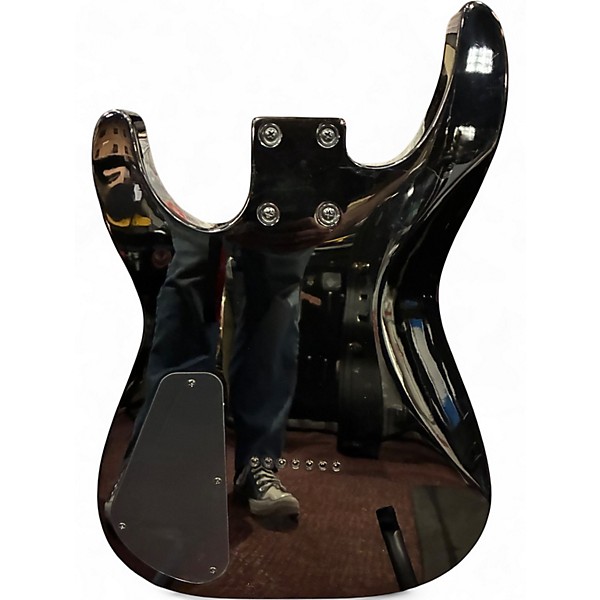 Used Jackson FSR Pro Series DKA7 Dinky 7 String Black Solid Body Electric Guitar