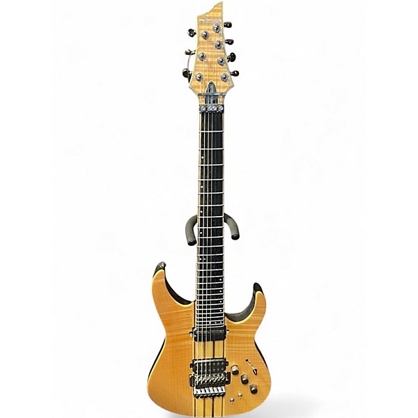 Used Schecter Guitar Research Banshee Elite 7 FRS Natural Solid Body Electric Guitar