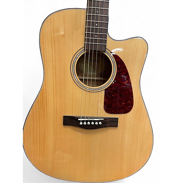Used Fender CD-140SCE/NAT Natural Acoustic Electric Guitar