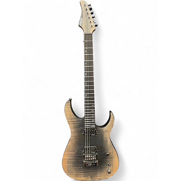 Used Schecter Guitar Research Banshee Mach-6 EverTune Black Solid Body Electric Guitar