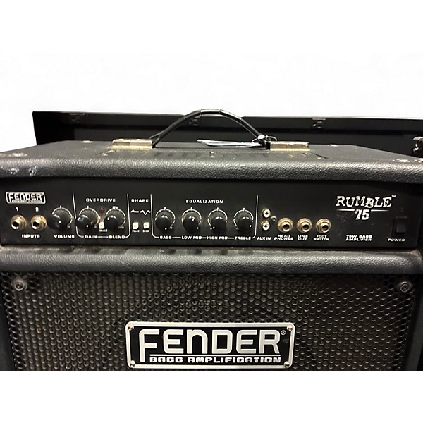 Used Fender Rumble 75 75W 1x12 Bass Combo Amp
