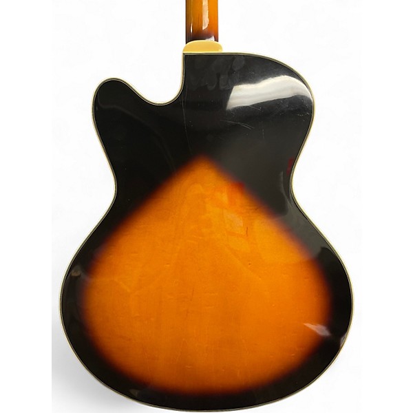 Used Samick Hf 650 2 Color Sunburst Hollow Body Electric Guitar