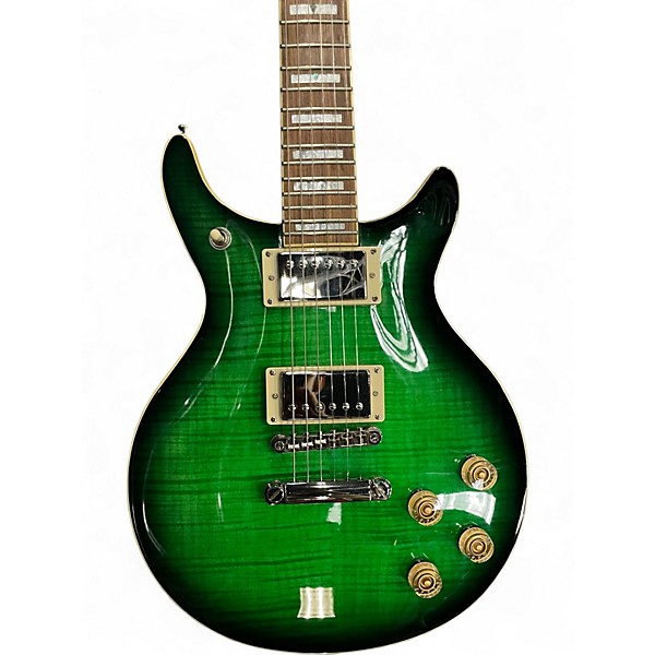 Used Epiphone DC Pro Green Solid Body Electric Guitar