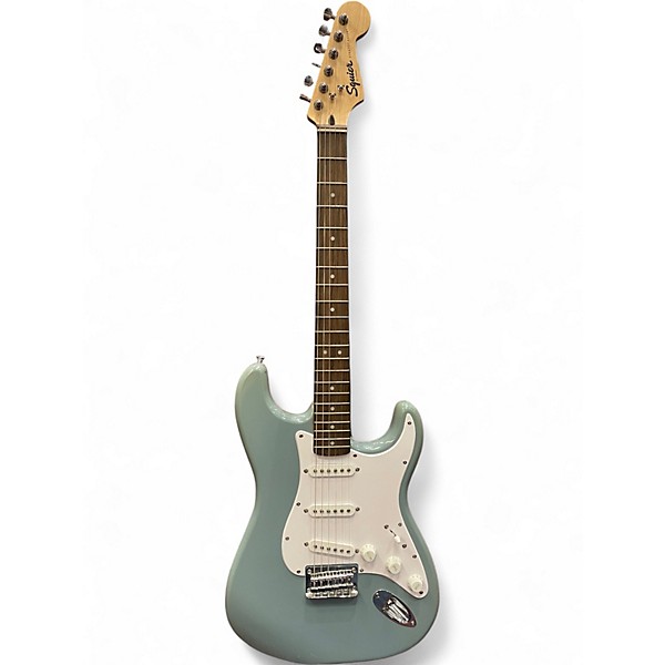 Used Fender Squire Ice Blue Metallic Solid Body Electric Guitar