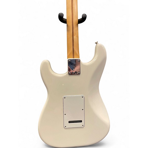Used Fender Player Stratocaster Olympic White Solid Body Electric Guitar