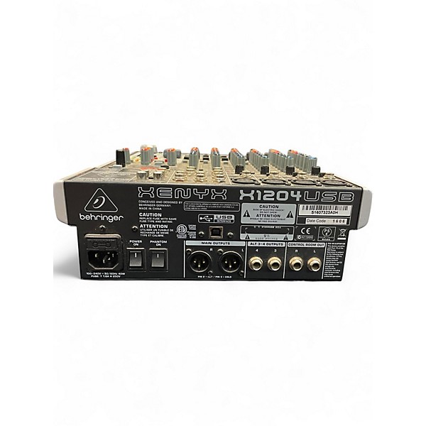 Used Behringer Xenyx X1204USB Unpowered Mixer