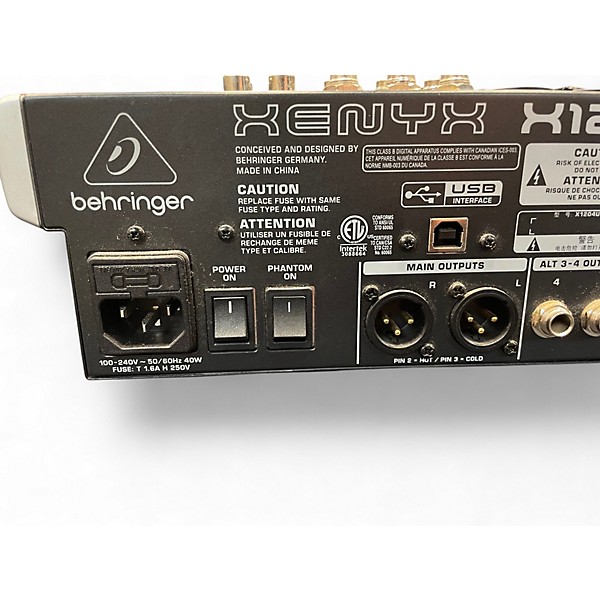 Used Behringer Xenyx X1204USB Unpowered Mixer