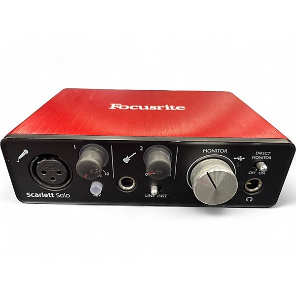 Used Focusrite Scarlett Solo Gen 2 Audio Interface