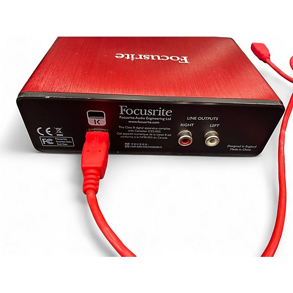 Used Focusrite Scarlett Solo Gen 2 Audio Interface