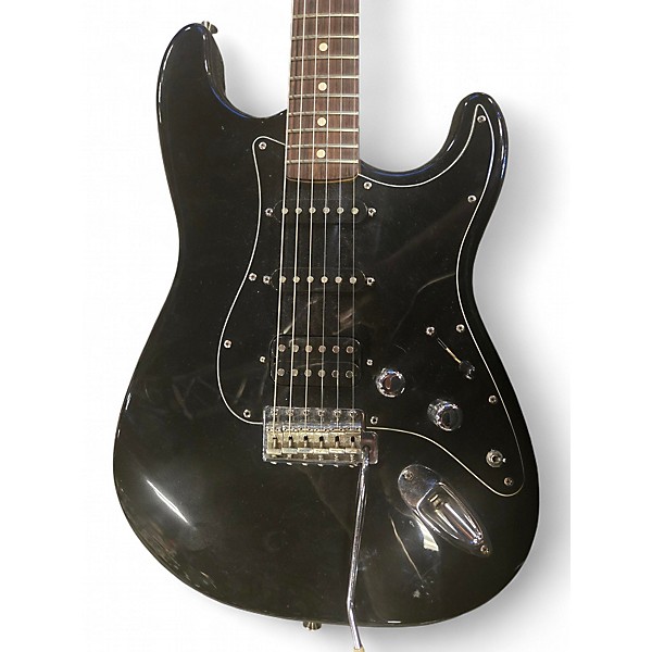 Used 1990s Fender STRATOCASTER SPECIAL HSS Black Solid Body Electric Guitar