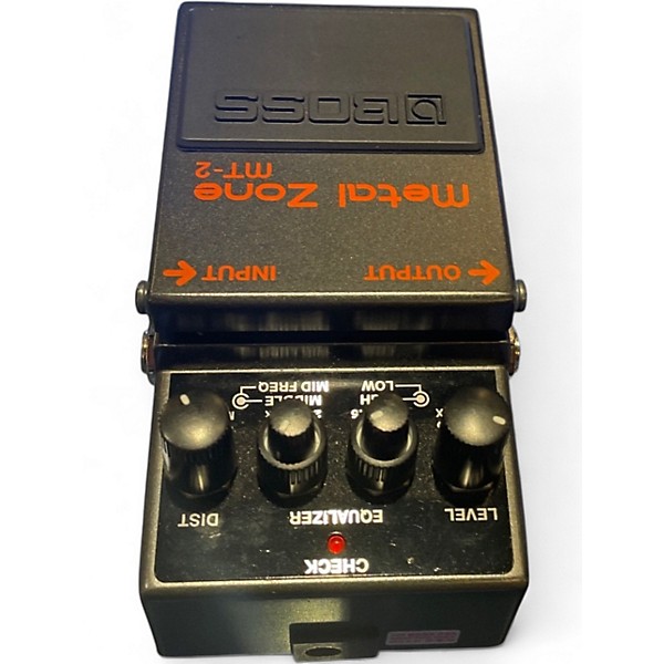 Used BOSS MT2 Metal Zone Distortion Effect Pedal