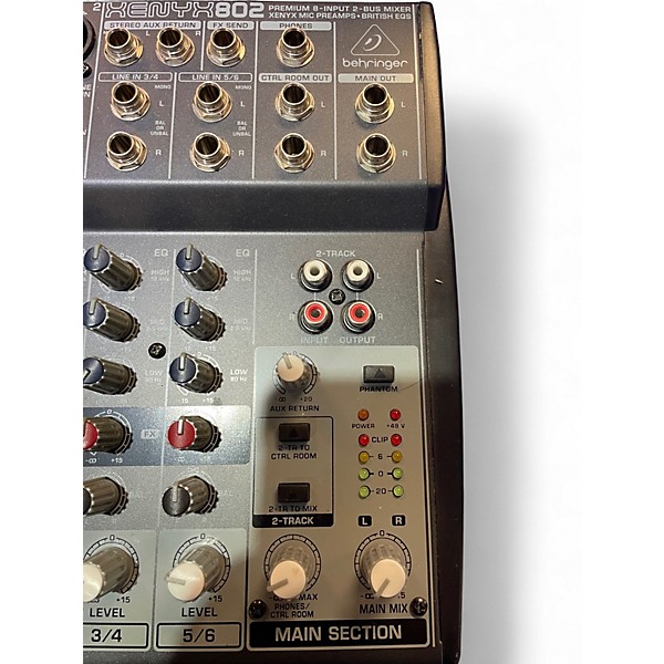 Used Behringer Xenyx 802 Unpowered Mixer