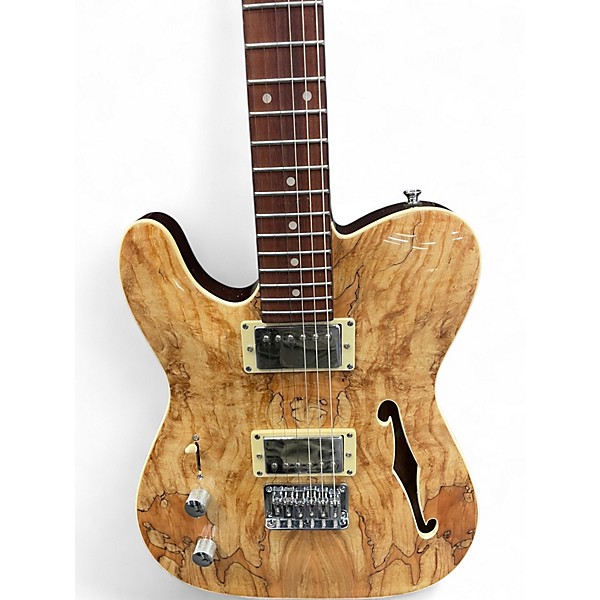 Used Michael Kelly 58 THINLINE Spalted Maple Hollow Body Electric Guitar