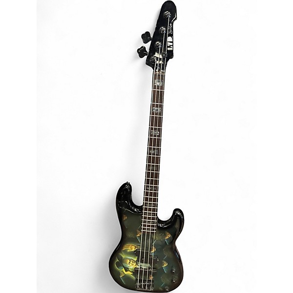 Used 2015 ESP Frank Bello Signature Black Electric Bass Guitar