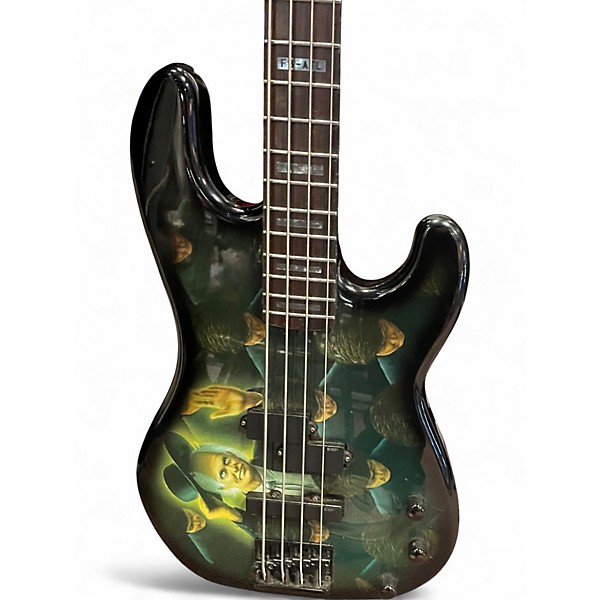 Used 2015 ESP Frank Bello Signature Black Electric Bass Guitar