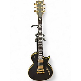 Used 2020s ESP EC1000 Deluxe Satin Black Solid Body Electric Guitar