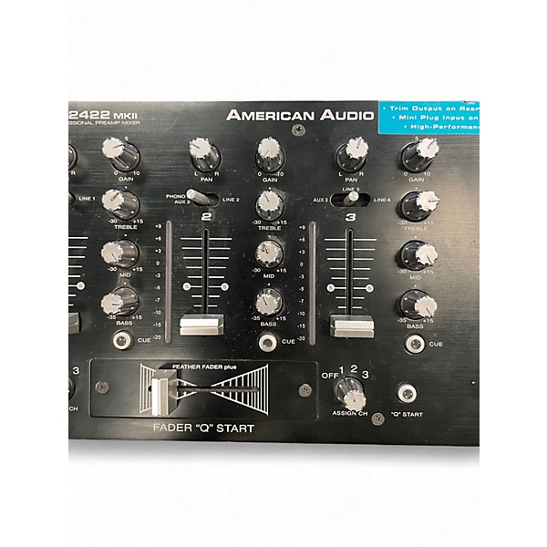 Used American Audio Q2422 Pro 3-Channel DJ Mixer