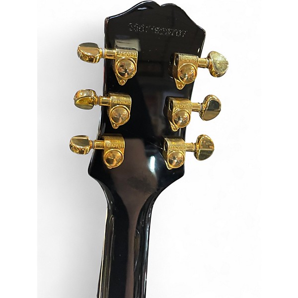 Used Epiphone Les Paul Custom Black Solid Body Electric Guitar