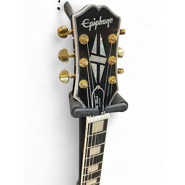 Used Epiphone Les Paul Custom Black Solid Body Electric Guitar