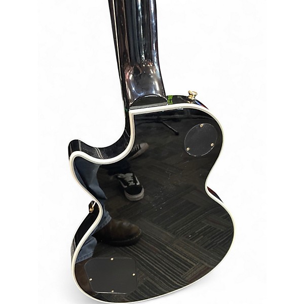 Used Epiphone Les Paul Custom Black Solid Body Electric Guitar