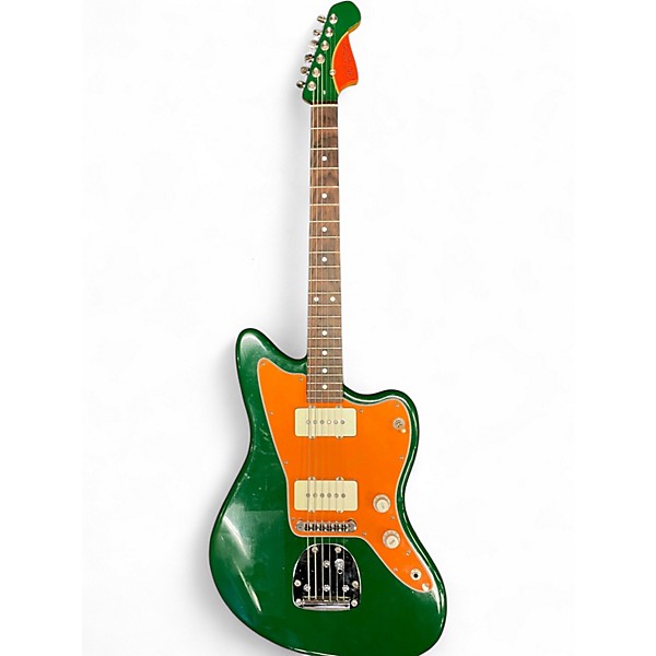Used Chc JAZZMASTER Green Solid Body Electric Guitar