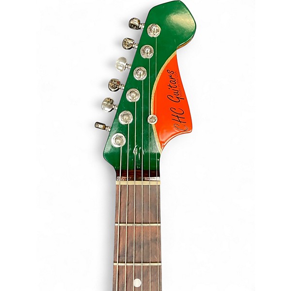Used Chc JAZZMASTER Green Solid Body Electric Guitar