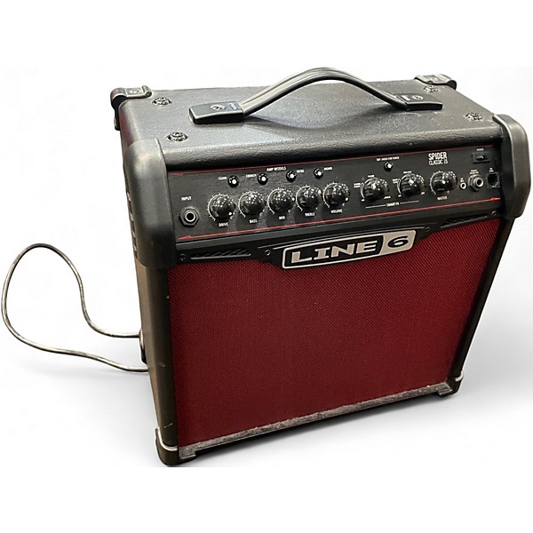 Used Line 6 SPIDER CLASSIC 15 Guitar Combo Amp