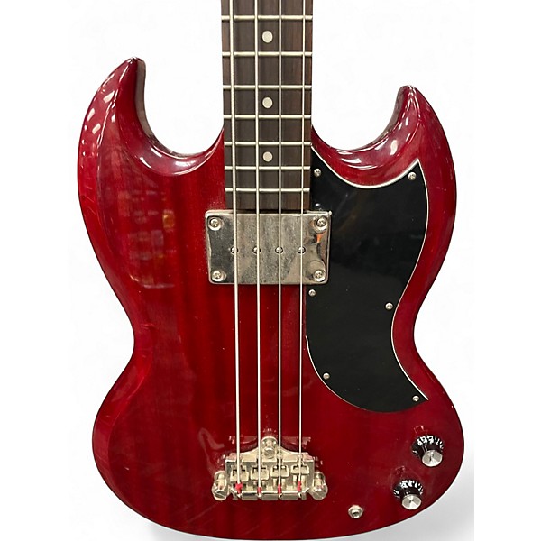 Used Epiphone sg bass Cherry Electric Bass Guitar