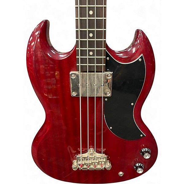 Used Epiphone sg bass Cherry Electric Bass Guitar