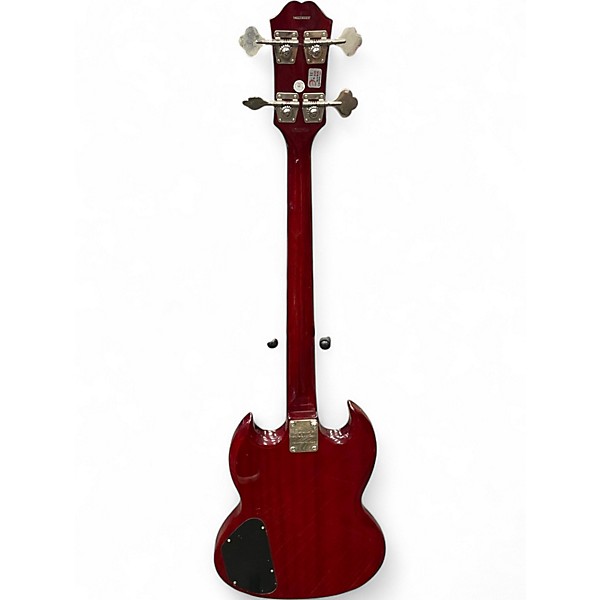 Used Epiphone sg bass Cherry Electric Bass Guitar