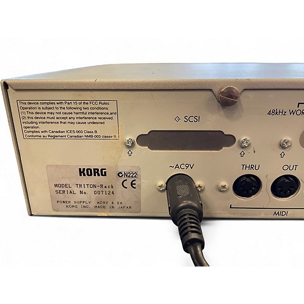 Used KORG Triton Rack Multi Effects Processor