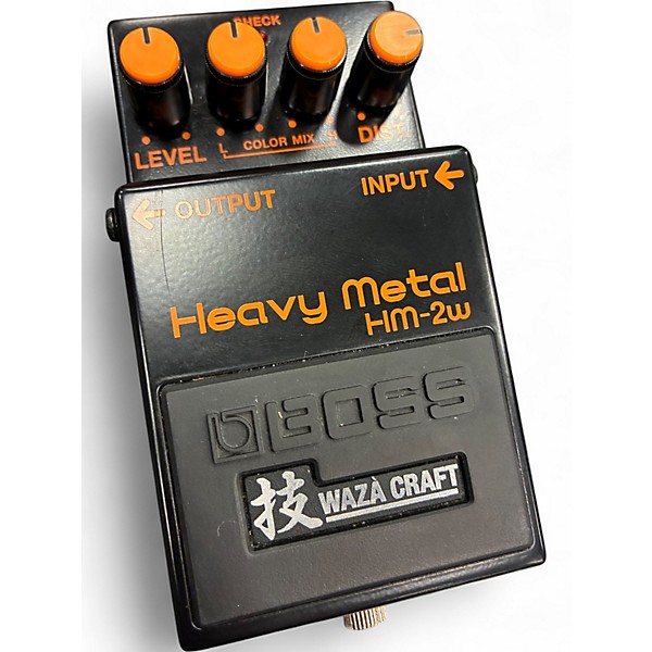 Used BOSS HM-2W WAZA HEAVY METAL Effect Pedal