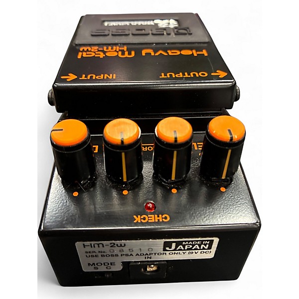 Used BOSS HM-2W WAZA HEAVY METAL Effect Pedal