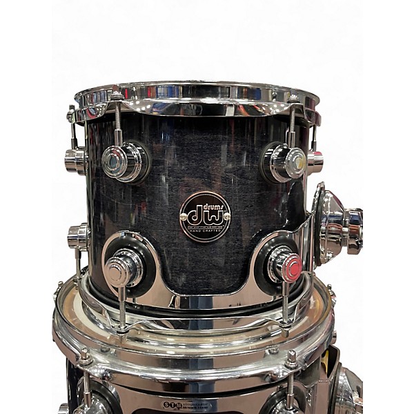 Used DW 5 Piece Performance Series Ebony Drum Kit