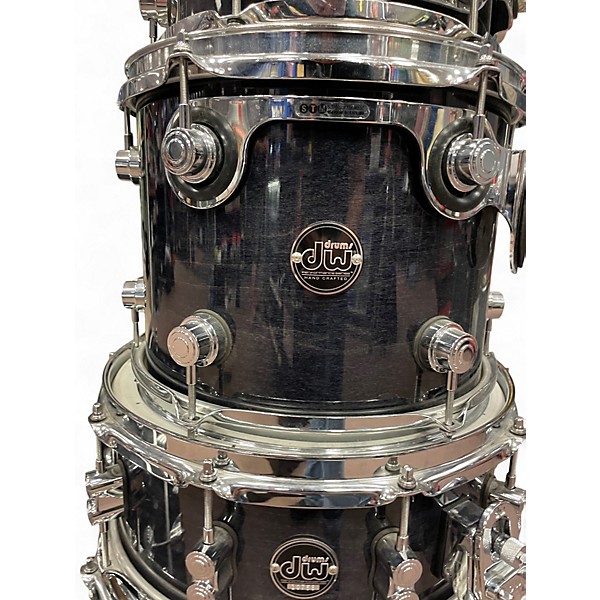 Used DW 5 Piece Performance Series Ebony Drum Kit