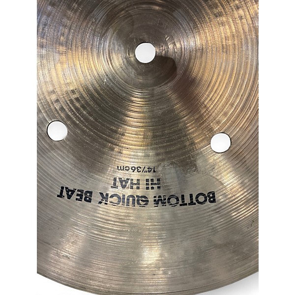 Used Zildjian 14in Quick Beat Hi Hat Bottom Cymbal