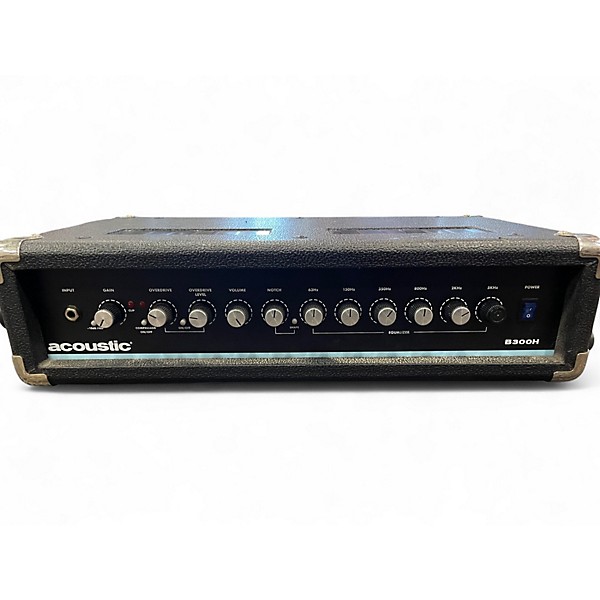 Used Acoustic B300H 300W Bass Amp Head